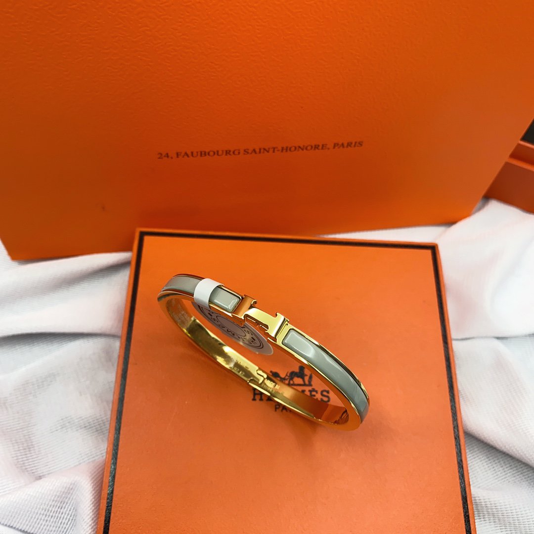 [Angela Jewellery]CLASSIC HM CLIC GREEN 8MM ENAMEL BRACELET