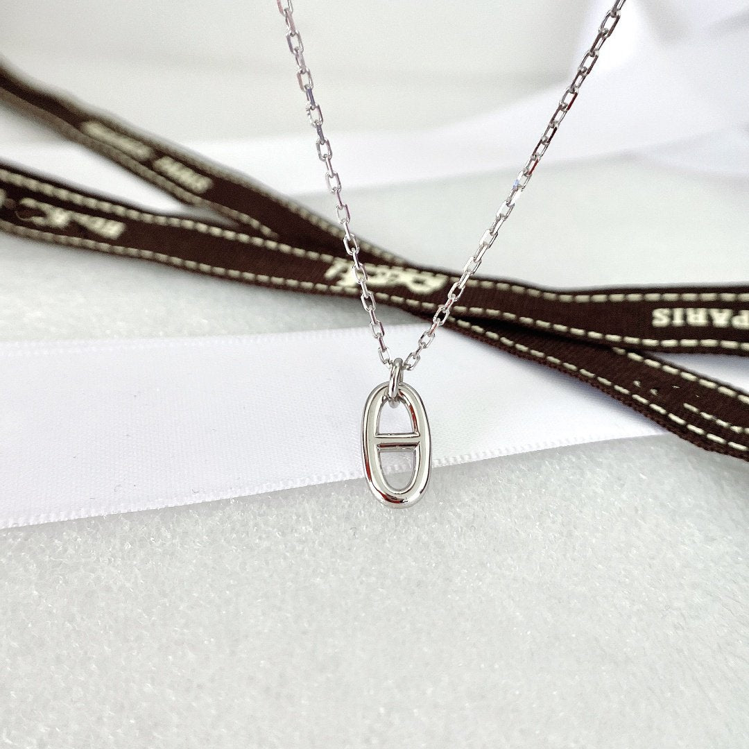 [Angela Jewellery]HM PIG NOSE NECKLACE