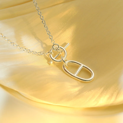 [Angela Jewellery]HM CHAINE D'ANCRE PENDANT NECKLACE STERLING SILVER