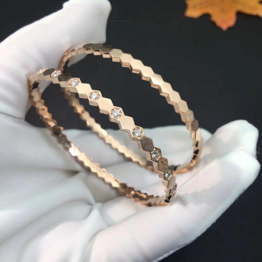 [Angela Jewellery]BEE LOVE PINK GOLD DIAMOND BRACELET
