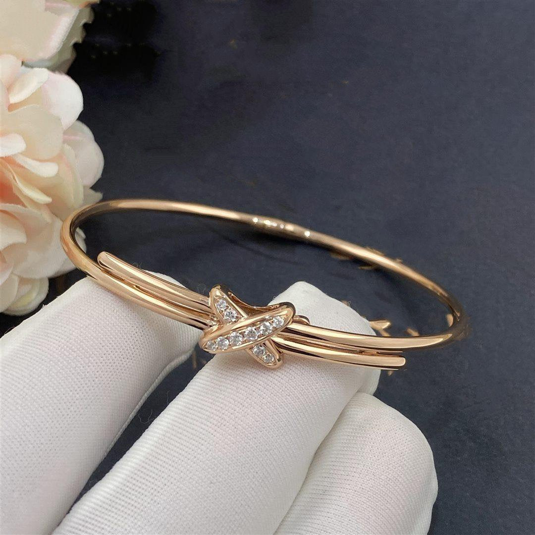 [Angela Jewellery]JEUX DE BRACELET PINK GOLD DIAMONDS
