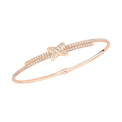 [Angela Jewellery]JEUX DE BRACELET DIAMONDS PINK GOLD