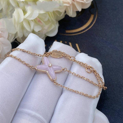[Angela Jewellery]JEUX BRACELET PINK MOP PINK GOLD 1 DIAMOND