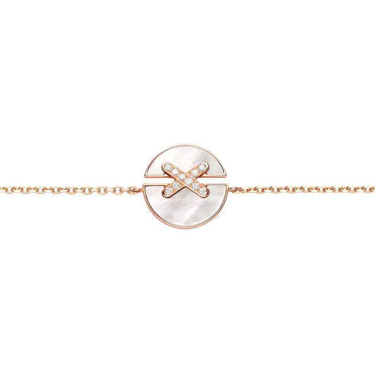 [Angela Jewellery]JEUX DE BRACELET MOP PINK GOLD DIAMONDS