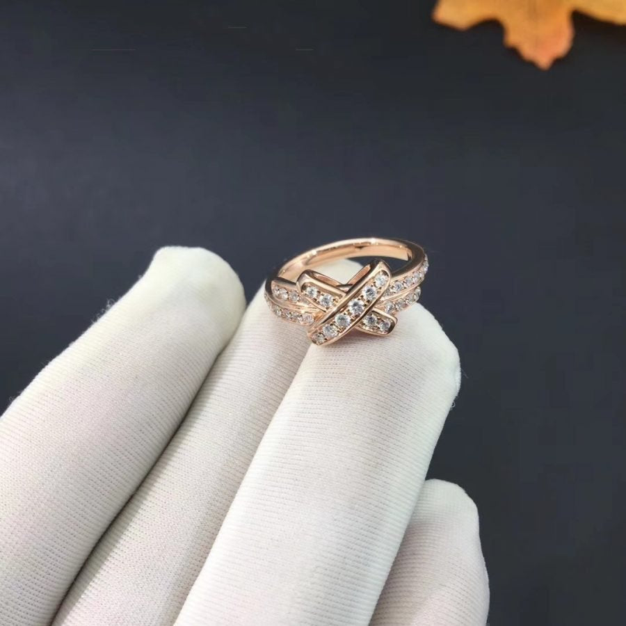 [Angela Jewellery]JEUX DE RING PINK GOLD DIAMOND