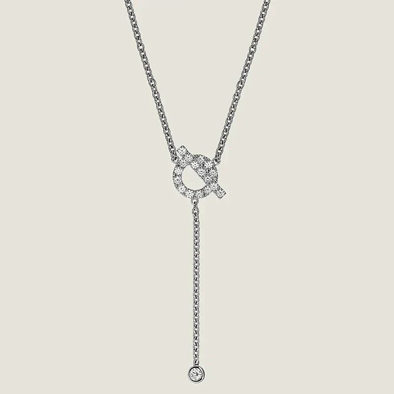 [Angela Jewellery]FINESSE SILVER DIAMOND NECKLACE