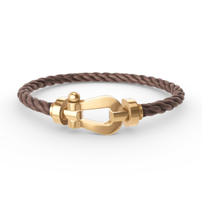 [Angela Jewellery]FORCE LARGE HORSESHOE NO DIAMOND BRACELET GOLD