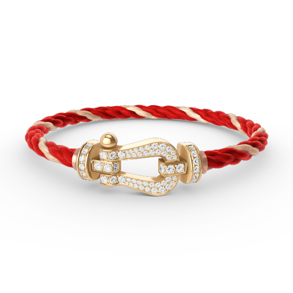 [Angela Jewellery]FORCE LARGE HORSESHOE FULL DIAMOND BRACELET GOLD