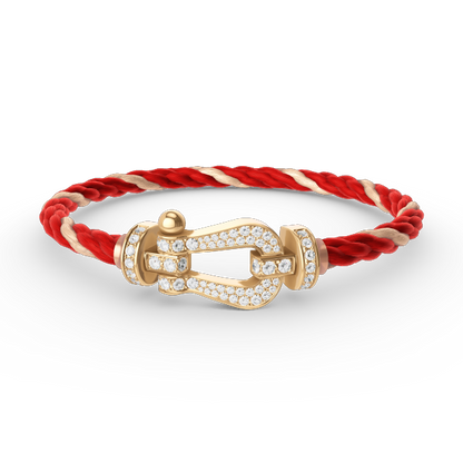 [Angela Jewellery]FORCE LARGE HORSESHOE FULL DIAMOND BRACELET GOLD