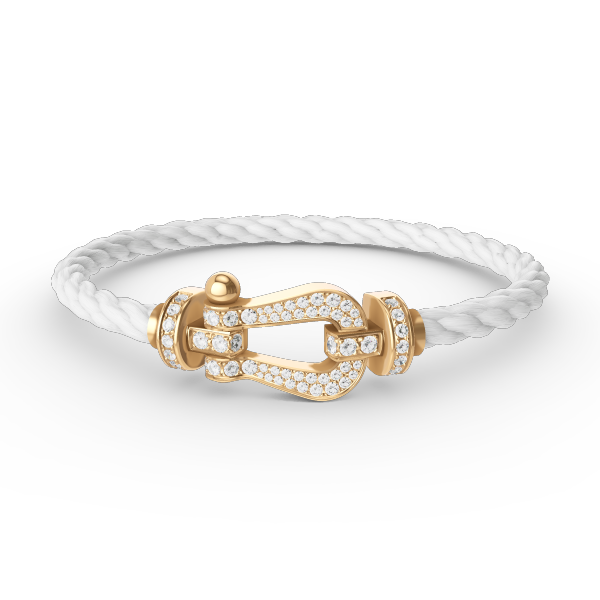 [Angela Jewellery]FORCE LARGE HORSESHOE FULL DIAMOND BRACELET GOLD