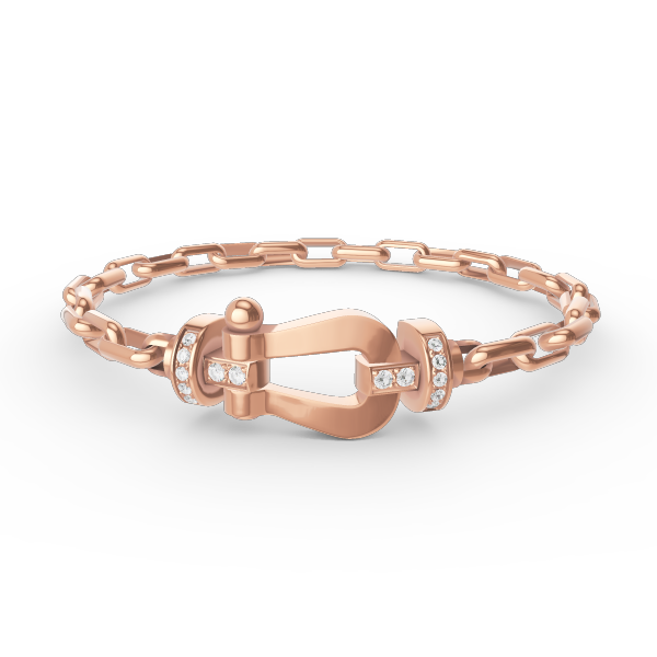 [Angela Jewellery]FORCE LARGE HORSESHOE CLASP  METAL BRACELET