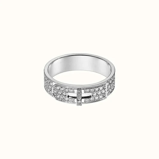 [Angela Jewellery]KELLY SILVER DIAMOND RING