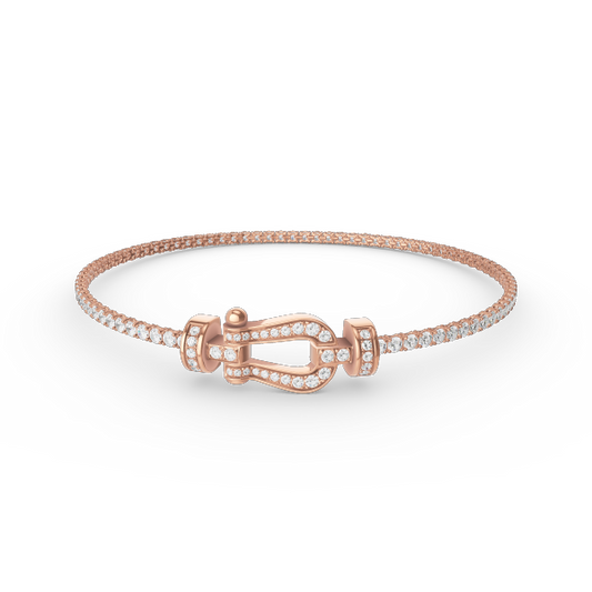 [Angela Jewellery]FORCE  HORSESHOE  DIAMOND TENNIS BRACELET
