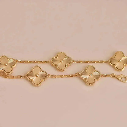 [Angela Jewellery]CLOVER 5 FLOWERS LASER BRACELET