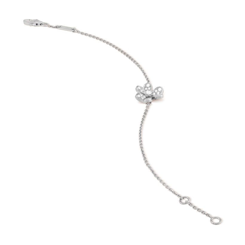 [Angela Jewellery]FRIVOLE SILVER FLOWER DIAMOND BRACELET