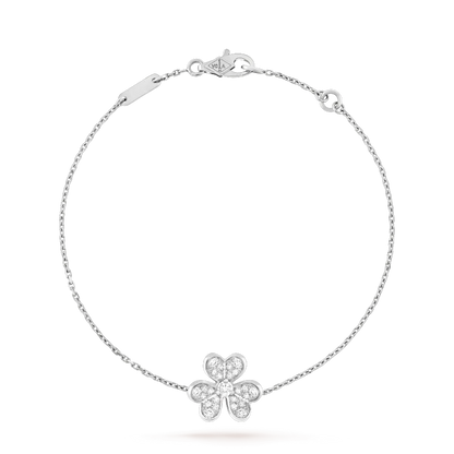 [Angela Jewellery]FRIVOLE SILVER FLOWER DIAMOND BRACELET
