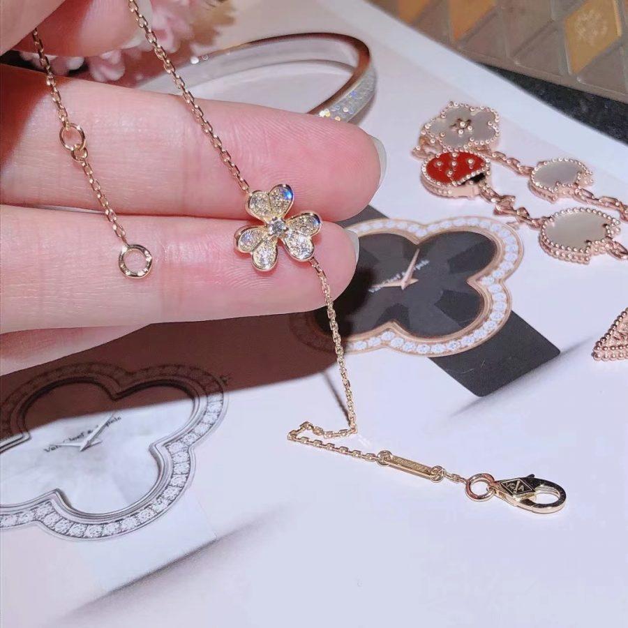 [Angela Jewellery]FRIVOLE GOLD FLOWER DIAMOND BRACELET