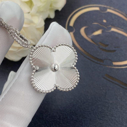 [Angela Jewellery]CLOVER 25MM SILVER BIG CLOVER NECKLACE