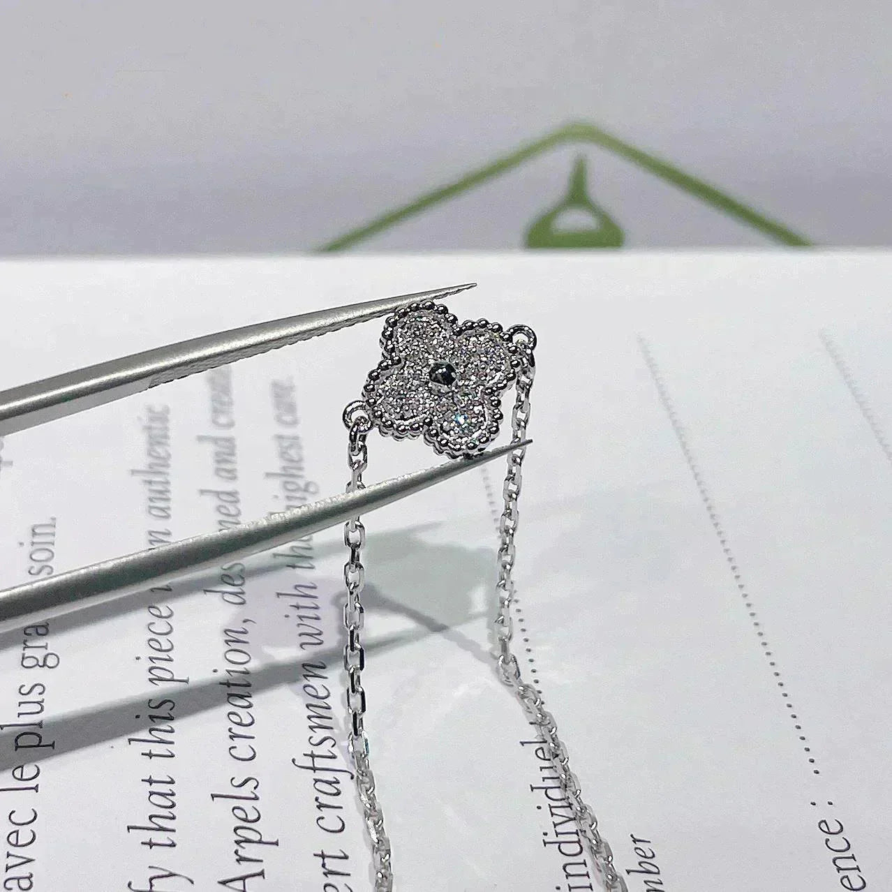 [Angela Jewellery]CLOVER  SINGLE FLOWER BRACELET SILVER