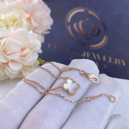 [Angela Jewellery]CLOVER WHITE MOP SINGLE FLOWER BRACELET