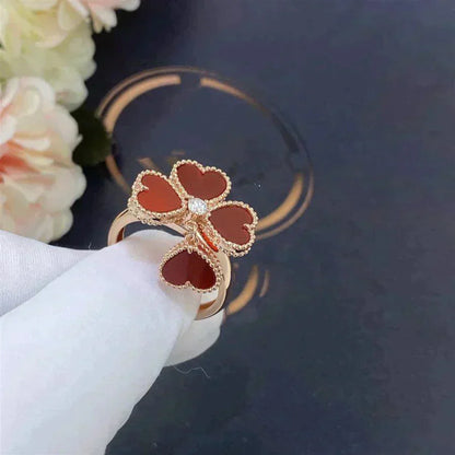 [Angela Jewellery]SWEET CLOVER CARNELIAN RING
