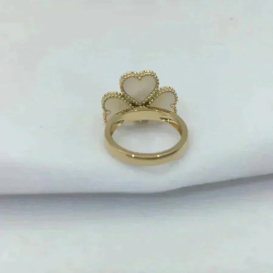 [Angela Jewellery]SWEET CLOVER WHITE MOP RING