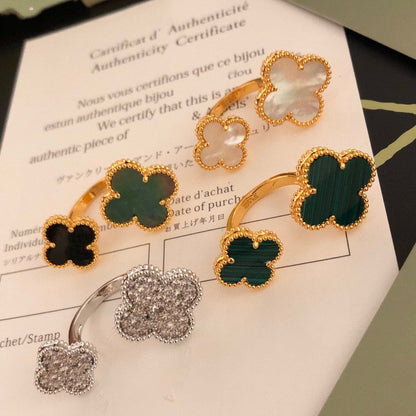 [Angela Jewellery]CLOVER BETWEEN THE FINGER RING