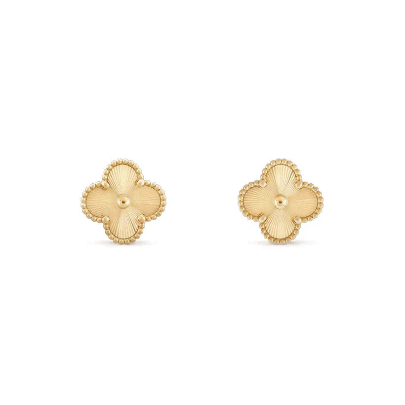 [Angela Jewellery]CLOVER MEDIUM 1 MOTIFS LASER EARRINGS