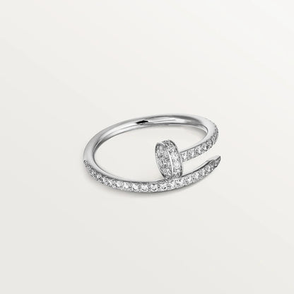 [Angela Jewellery]JUSTE RING 1.8MM SILVER DIAMONDS